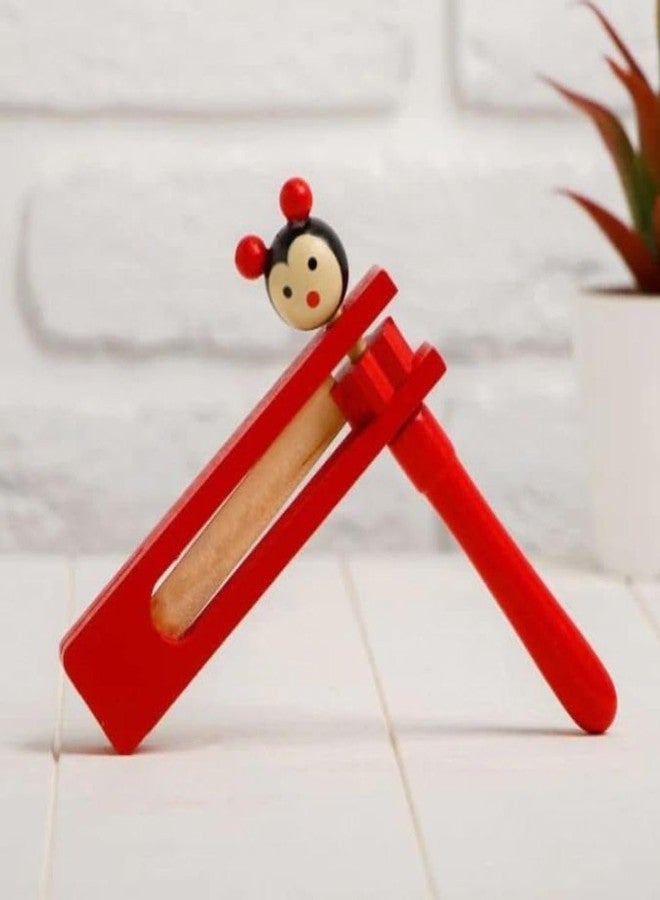 Little Mind Handmade Wooden Rattle Set for Babies - Colorful Musical Infant Toy, Safe & Non-Toxic Newborn Gift (Age 0+ Months) - Image 2